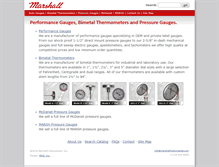 Tablet Screenshot of marshallinstruments.com